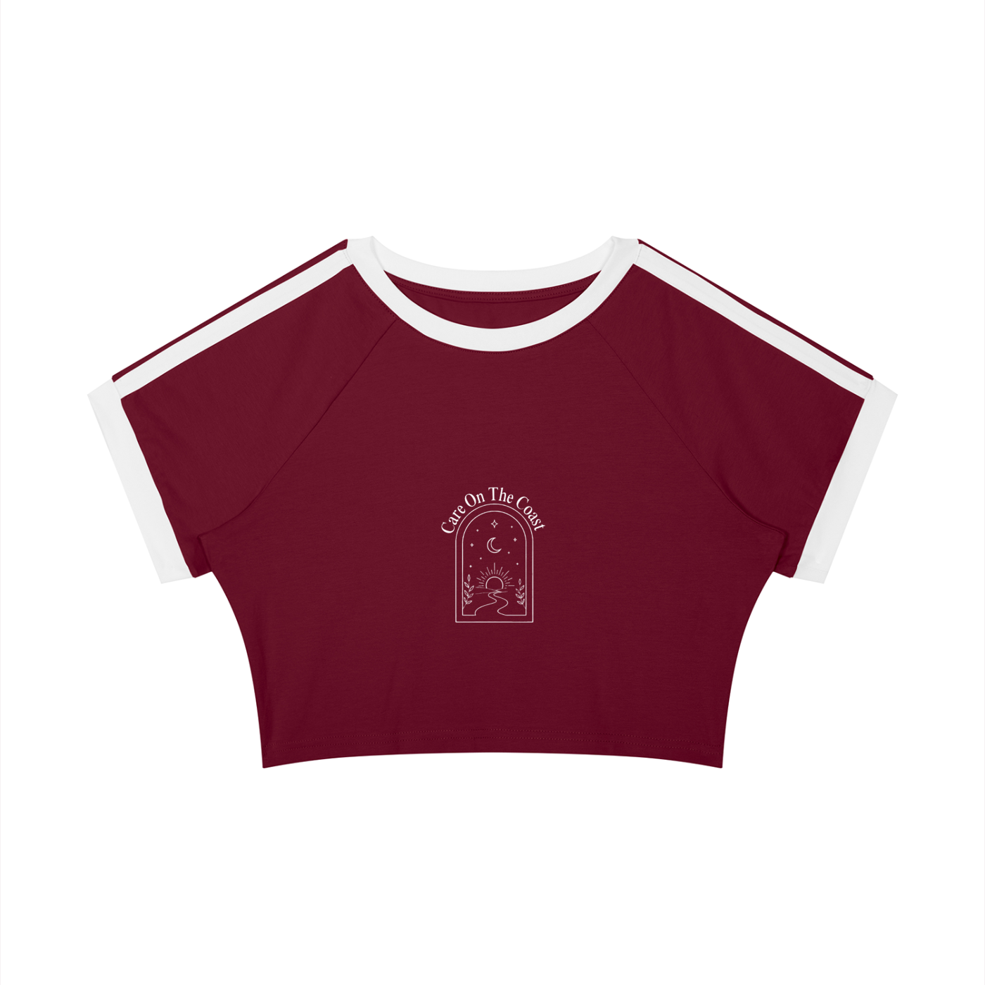 Women’s Raglan Crop T-Shirt | You owe it to yourself |