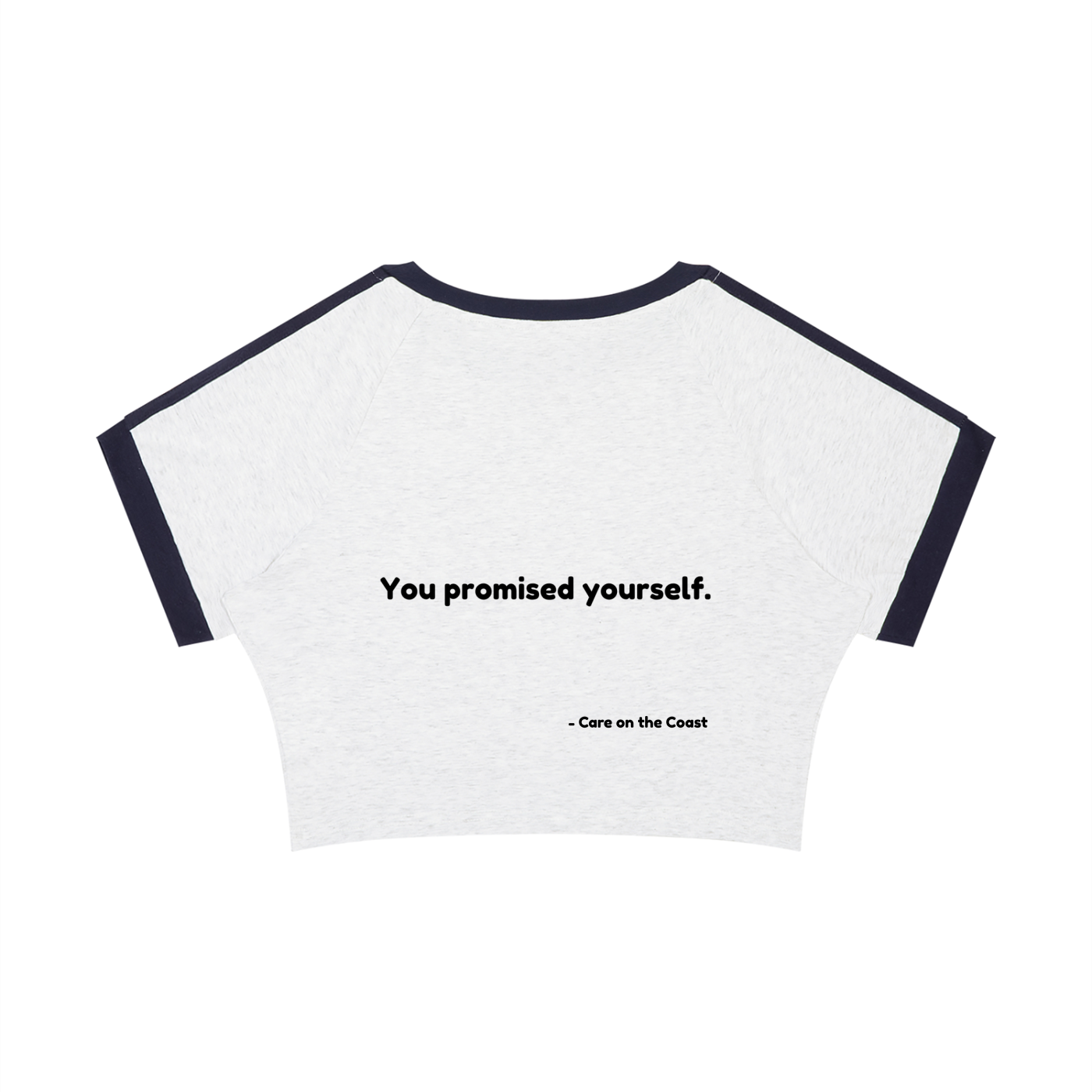 Women’s Raglan Crop T-Shirt | You promised yourself