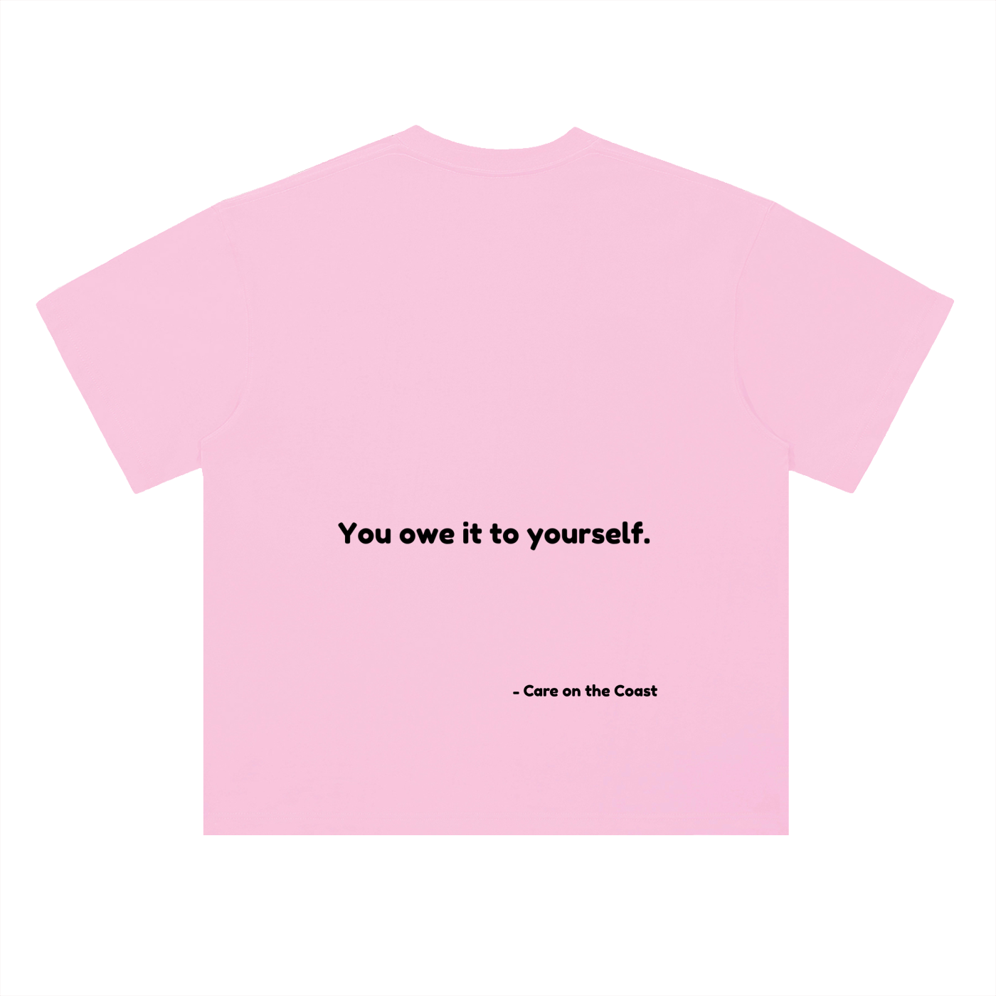 100% cotton | Unisex Heavyweight Drop Shoulder Cotton T-Shirt | You owe it to yourself