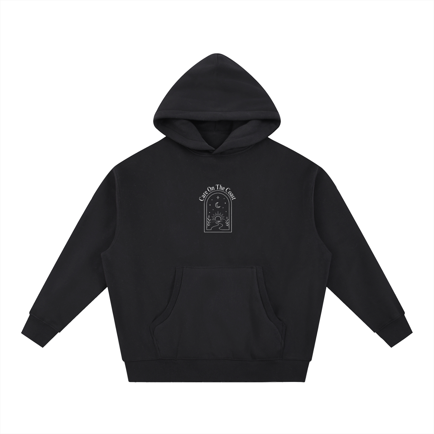 Essential Oversized Boxy Fit Fleece Hoodie Unisex | To the person behind me, your presence here matters more than you know.