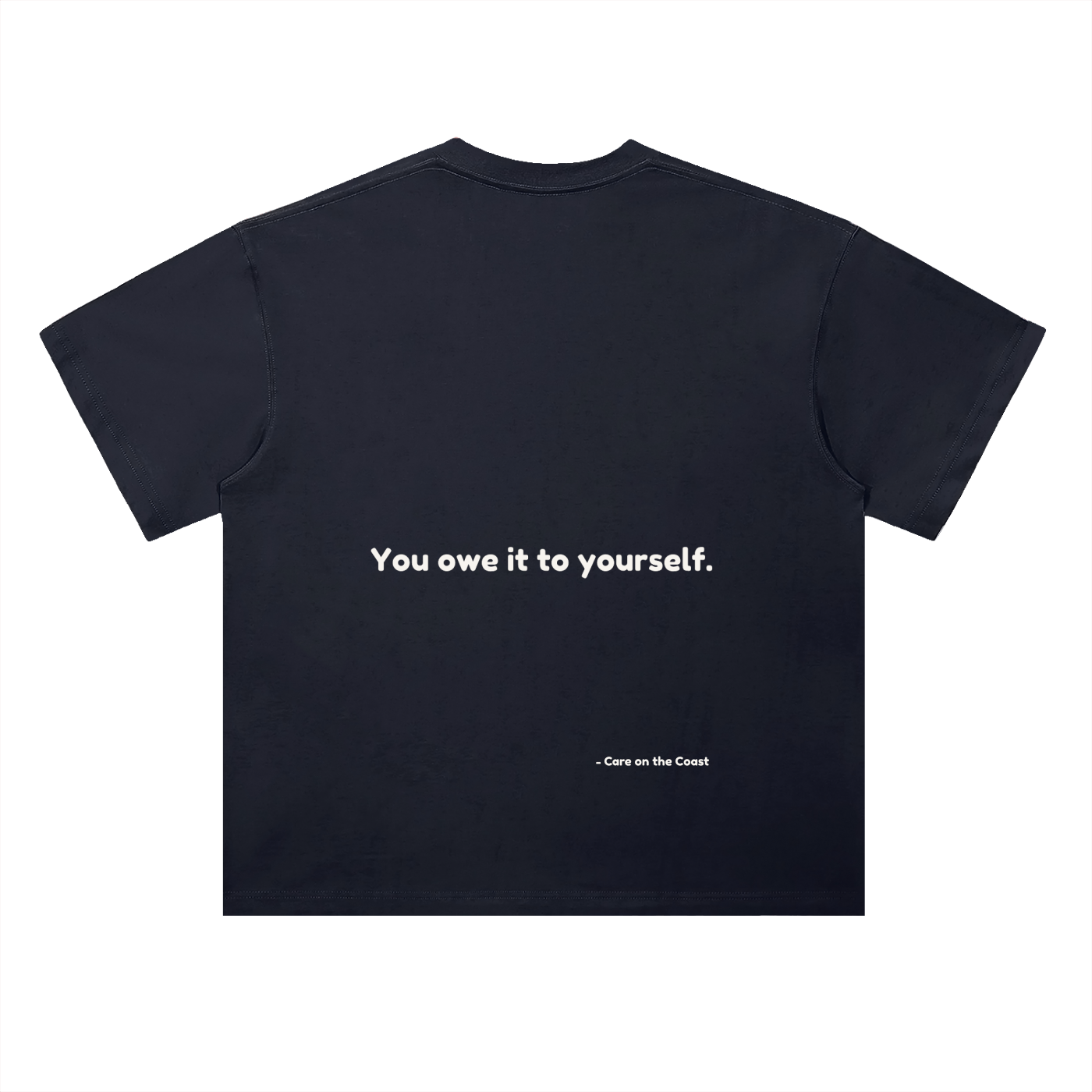 100% cotton | Unisex Heavyweight Drop Shoulder Cotton T-Shirt | You owe it to yourself