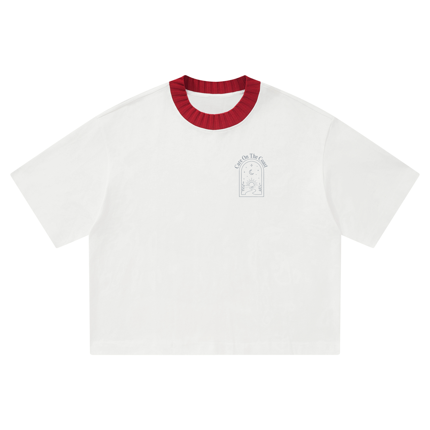 Unisex Heavyweight Boxy T-Shirt | To the person behind me, I hope you know this world is brighter because you’re in it.