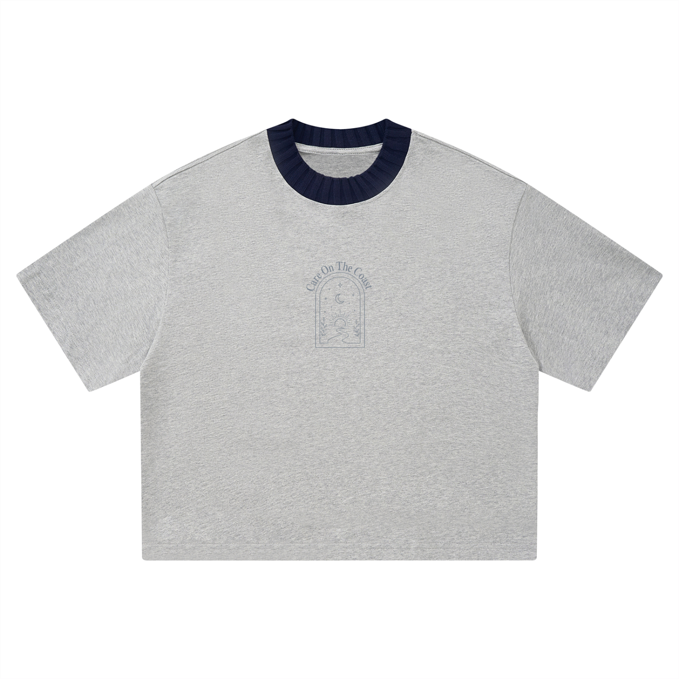 Unisex Heavyweight Boxy T-Shirt | To the person behind me, I hope you know this world is brighter because you are in it"