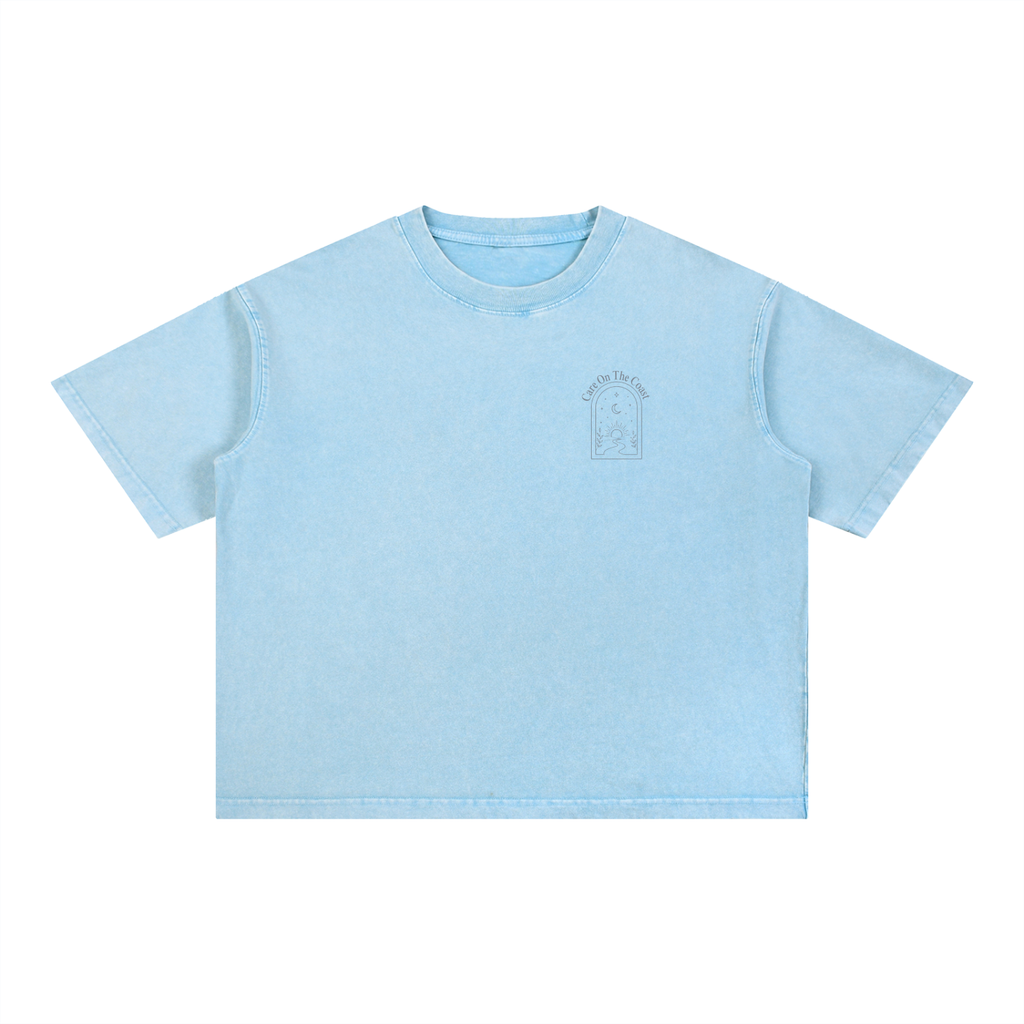100% cotton | Mineral Wash Boxy Cotton T-Shirt | You owe it to yourself