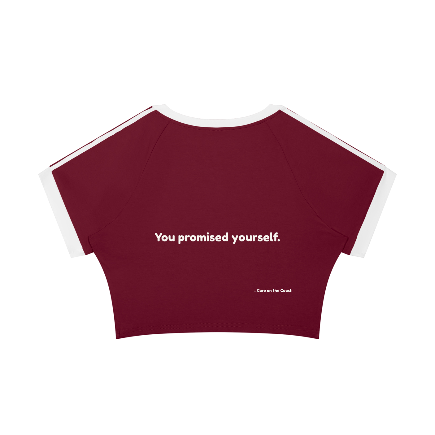 Women’s Raglan Crop T-Shirt | You promised yourself