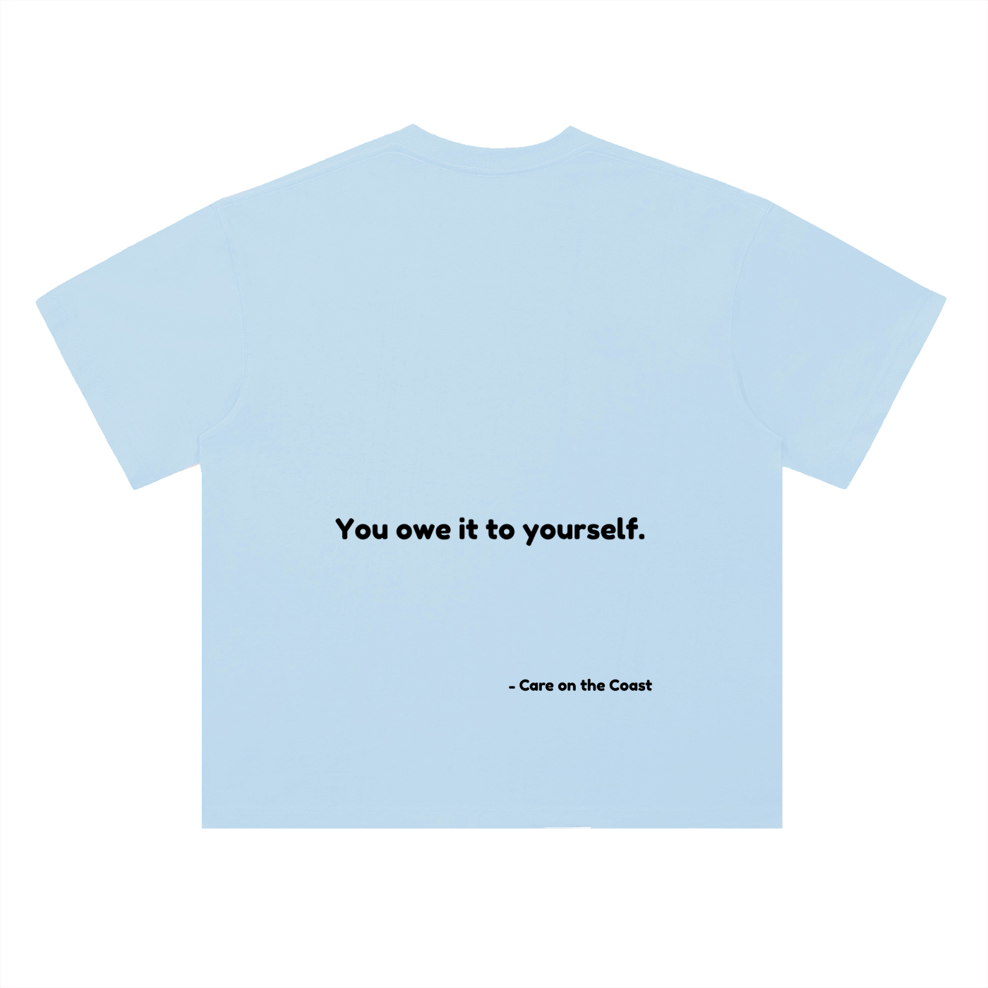 100% cotton | Unisex Heavyweight Drop Shoulder Cotton T-Shirt | You owe it to yourself