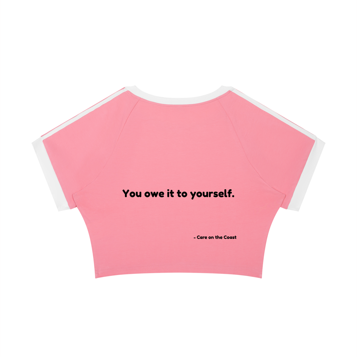 Women’s Raglan Crop T-Shirt | You owe it to yourself