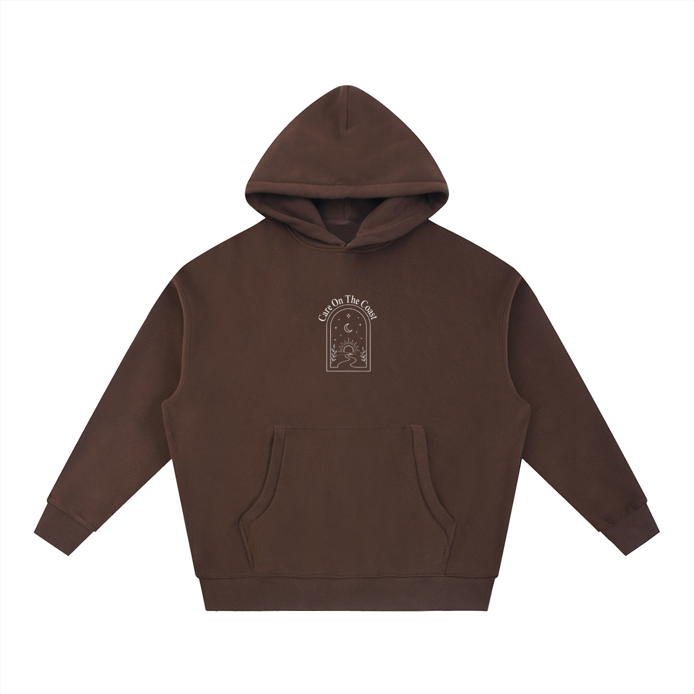 Essential Oversized Boxy Fit Fleece Hoodie Unisex | To the person behind me, your presence here matters more than you know.