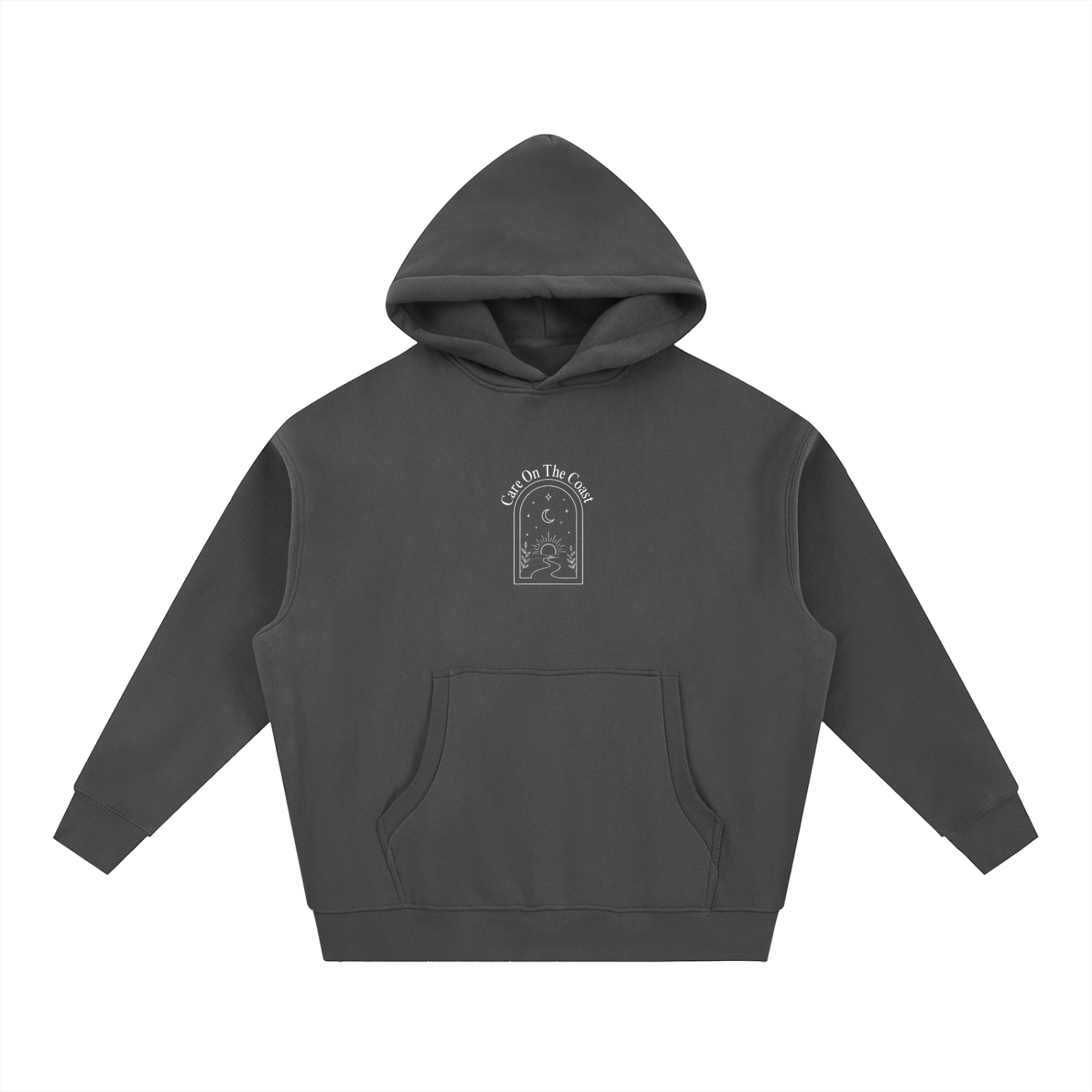 Essential Oversized Boxy Fit Fleece Hoodie Unisex | To the person behind me, your presence here matters more than you know.