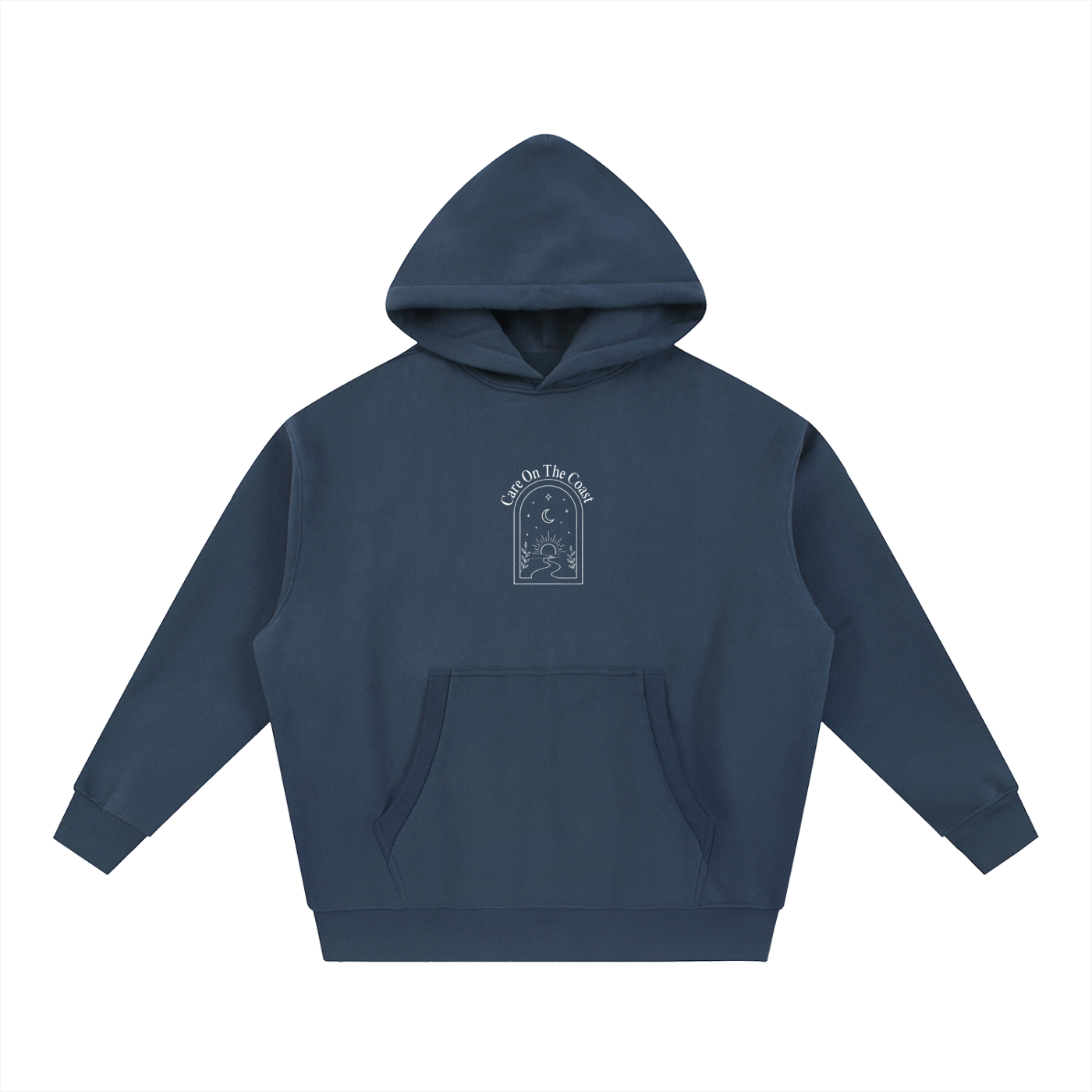 Essential Oversized Boxy Fit Fleece Hoodie Unisex | To the person behind me, your presence here matters more than you know.