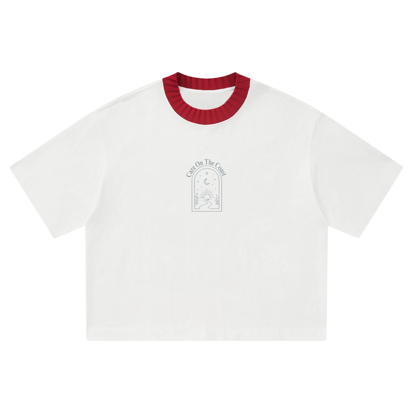 Unisex Heavyweight Boxy T-Shirt | To the person behind me, I hope you know this world is brighter because you are in it"