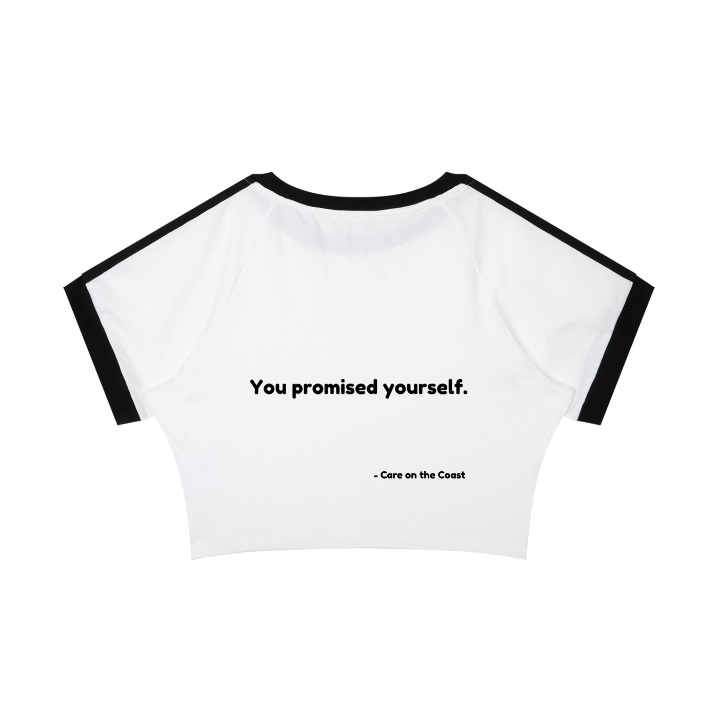 Women’s Raglan Crop T-Shirt | You promised yourself