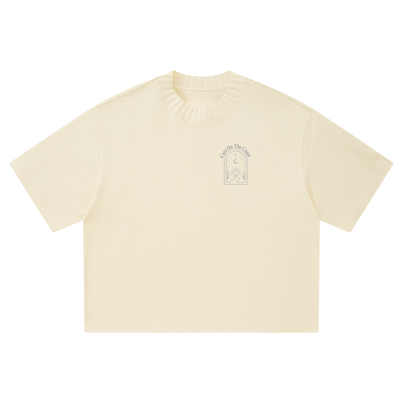 Unisex Heavyweight Boxy T-Shirt | To the person behind me, I hope you know this world is brighter because you’re in it.