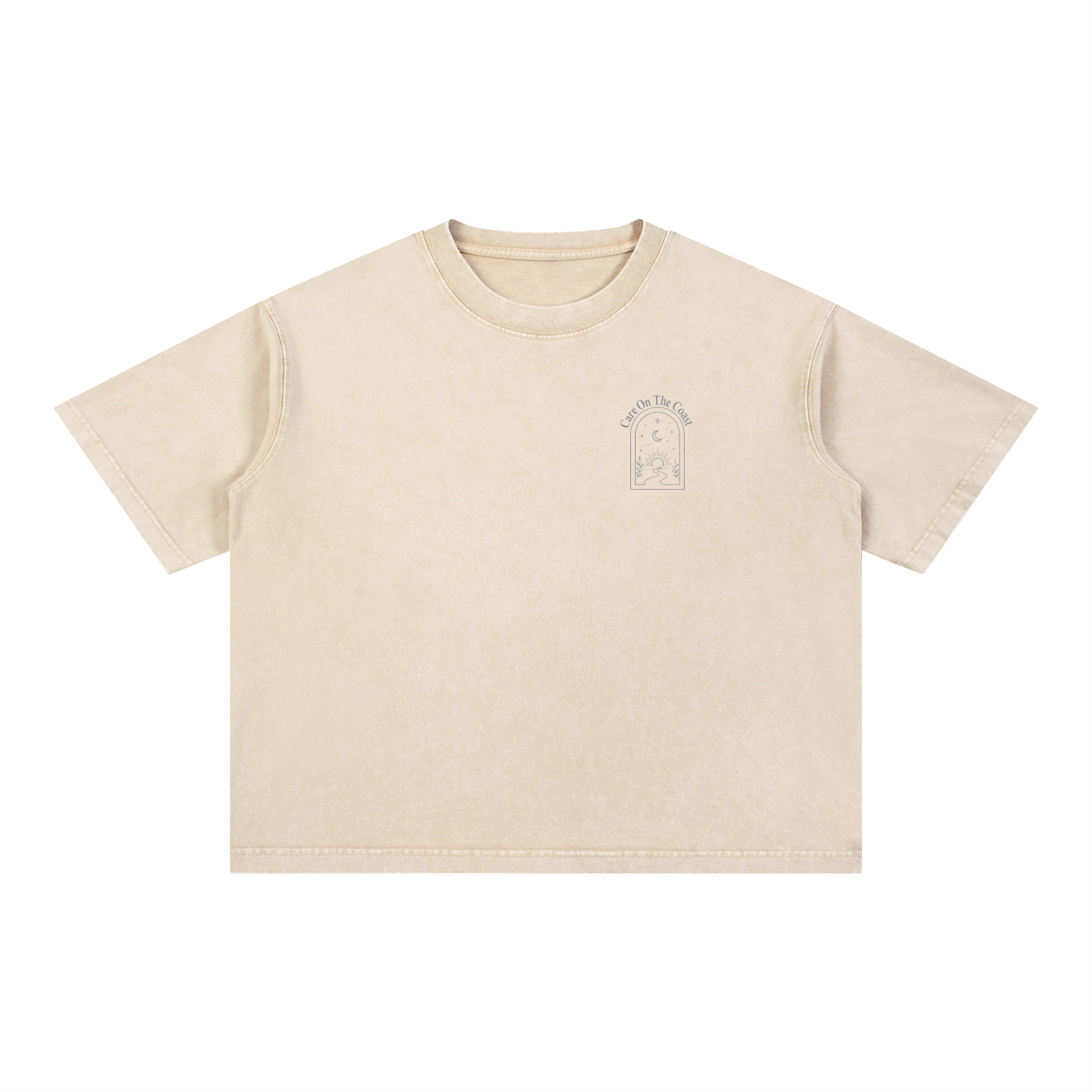 100% cotton | Mineral Wash Boxy Cotton T-Shirt | You owe it to yourself