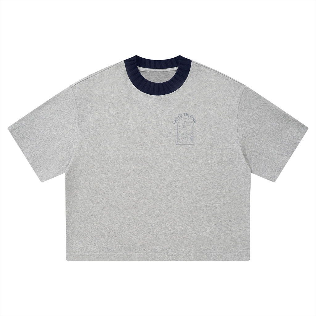 Unisex Heavyweight Boxy T-Shirt | To the person behind me, I hope you know this world is brighter because you’re in it.